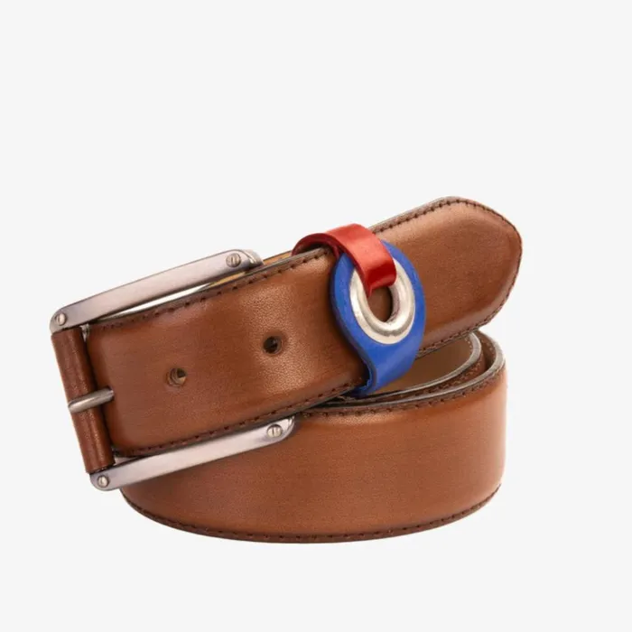 Vinci Leather Leather Belts The Jackie Tan Leather Belt 8211 Men