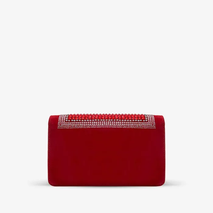 Vinci Leather Sandals The Barneveld Red Glitter Leather Handbag 8211 Women