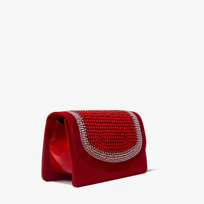 Vinci Leather Sandals The Barneveld Red Glitter Leather Handbag 8211 Women