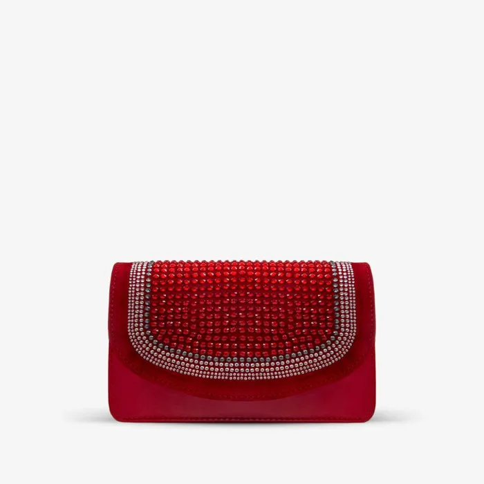 Vinci Leather Sandals The Barneveld Red Glitter Leather Handbag 8211 Women