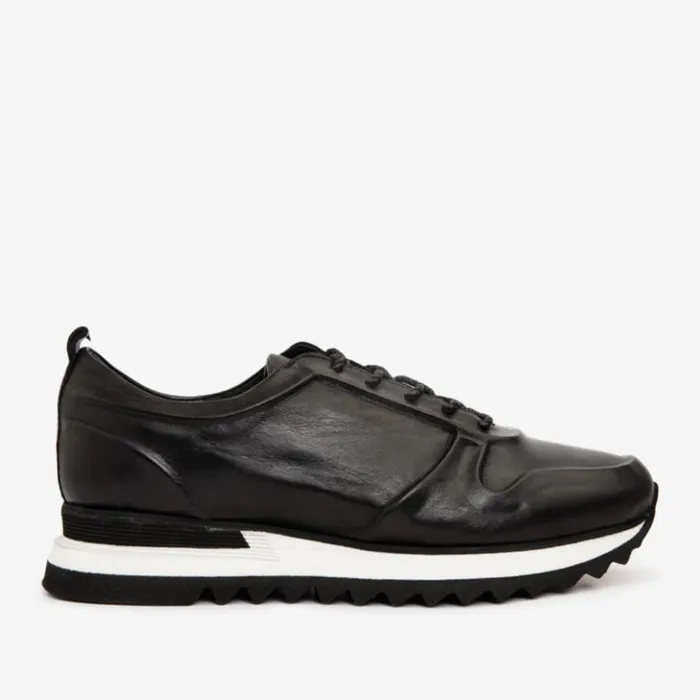 Vinci Leather Sneakers The Barnett Black Leather Sneaker 8211 Men