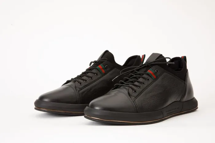 Vinci Leather Sneakers The Hoxton Black Leather Sneaker 8211 Men