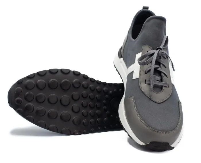 Vinci Leather Sneakers The Nebreska Grey Leather Sneaker 8211 Men