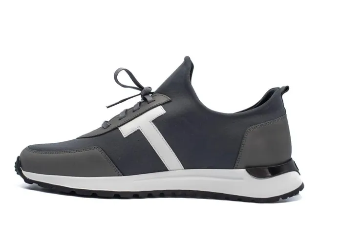 Vinci Leather Sneakers The Nebreska Grey Leather Sneaker 8211 Men