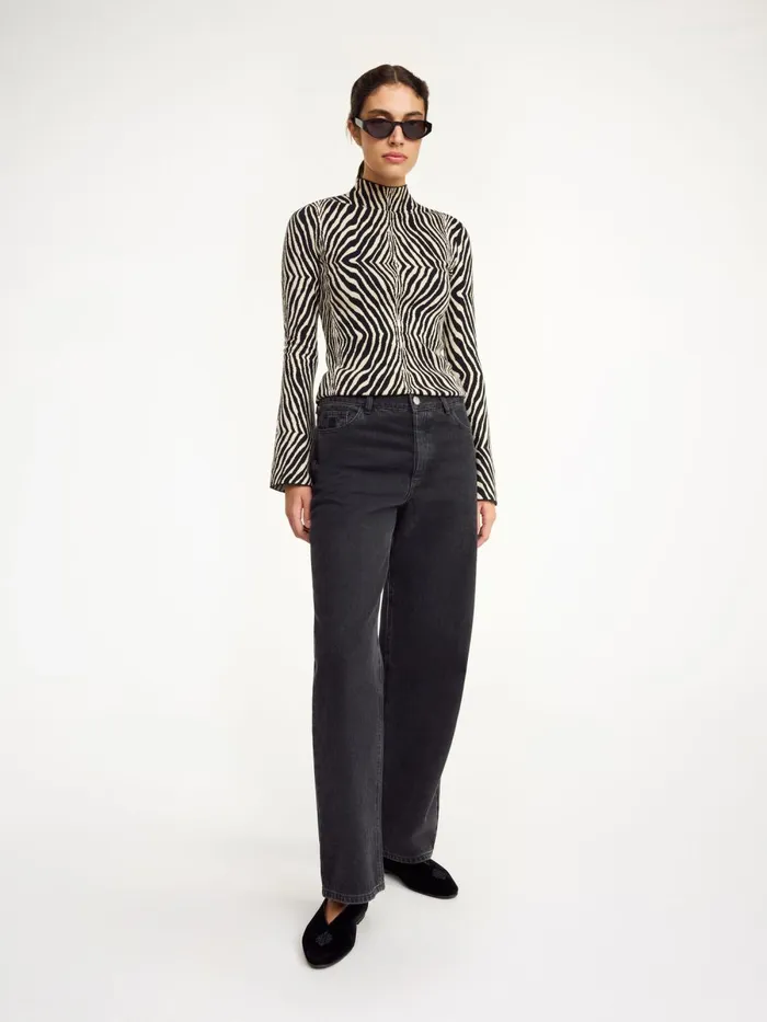 Vinola Organic Cotton Jeans Black Women By Malene Birger Denim