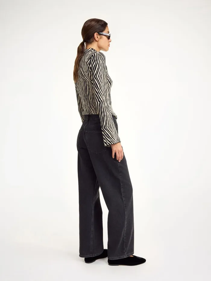 Vinola Organic Cotton Jeans Black Women By Malene Birger Denim