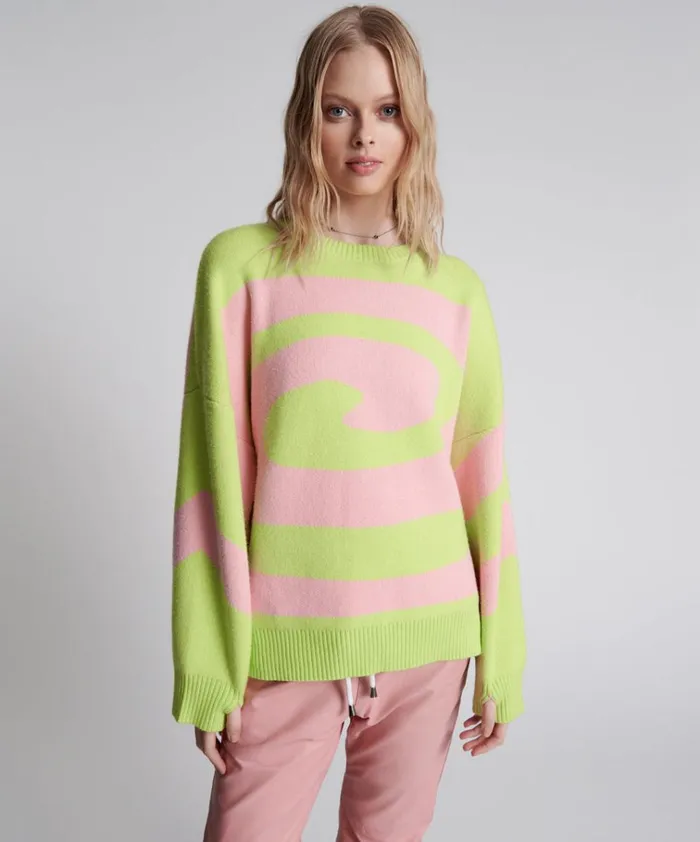 VORTEX JUMPER PINK Women One Teaspoon Knitwear