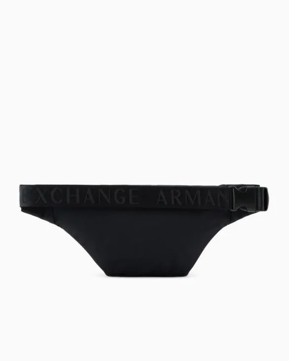 Waist Bag With External Pocket Navyblue Men Armani Belt Bags Waist Bag With External Pocket Navyblue Men Armani Belt Bags