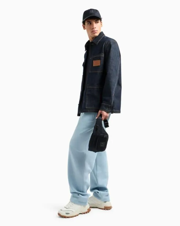 Waist Bag With External Pocket Navyblue Men Armani Belt Bags Waist Bag With External Pocket Navyblue Men Armani Belt Bags