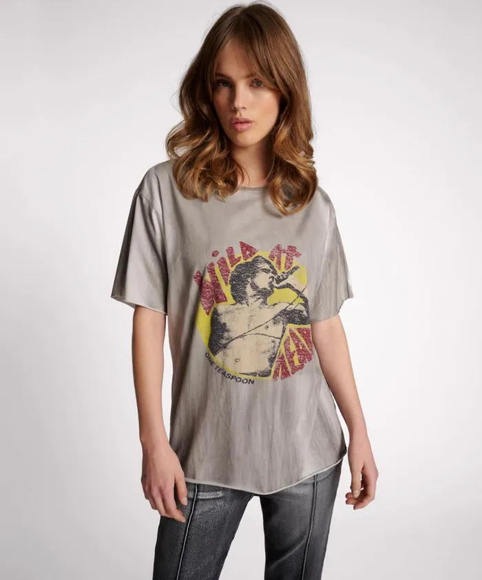 WILD AT HEART BOYFRIEND TEE Women One Teaspoon Basic Tees
