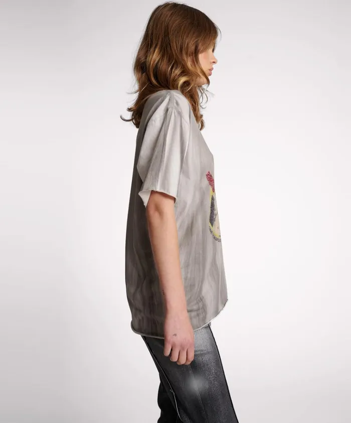 WILD AT HEART BOYFRIEND TEE Women One Teaspoon Basic Tees WILD AT HEART BOYFRIEND TEE Women One Teaspoon Basic Tees