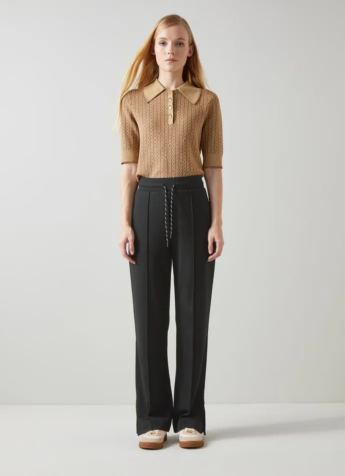 Women Ada Black Trousers With LENZING ECOVERO Viscose Black LKBennett Trousers