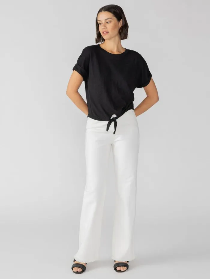 Women All Day Tie Tee Black Sanctuary Clothing Tees and Tops Women All Day Tie Tee Black Sanctuary Clothing Tees and Tops