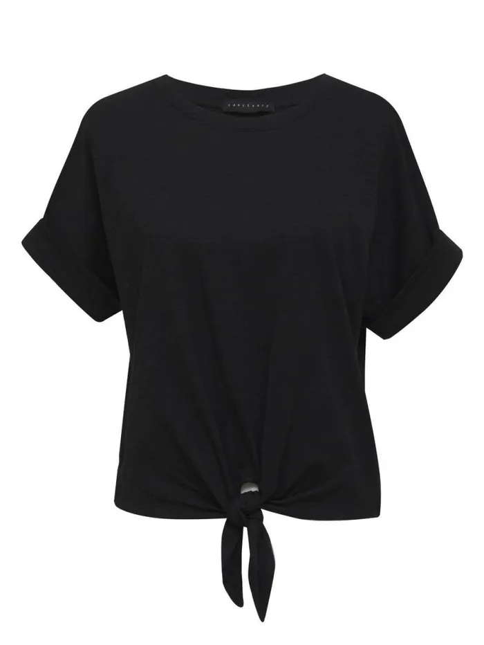 Women All Day Tie Tee Black Sanctuary Clothing Tees and Tops Women All Day Tie Tee Black Sanctuary Clothing Tees and Tops