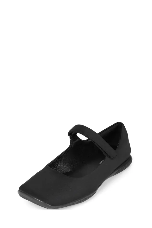 Women Ballet Flats Jeffrey Campbell COPPELIA Black Neoprene