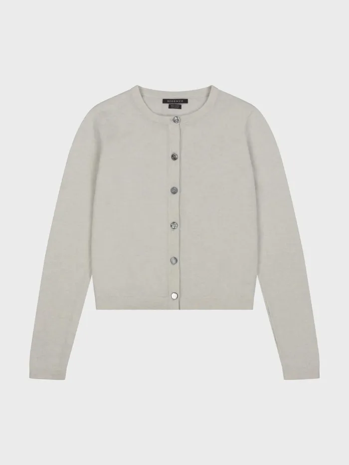 Women Begg X Co Cardigans Cou Cou Cashmere Cardigan White Sail
