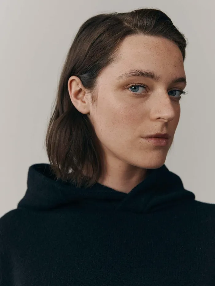 Women Begg X Co Loungewear Rockcliffe Cashmere Hoodie Black