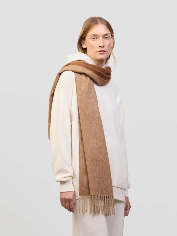 Women Begg X Co Scarves Arran Reversible Oversized Cashmere Scarf Stone Vicuna Women Begg X Co Scarves Arran Reversible Oversized Cashmere Scarf Stone Vicuna