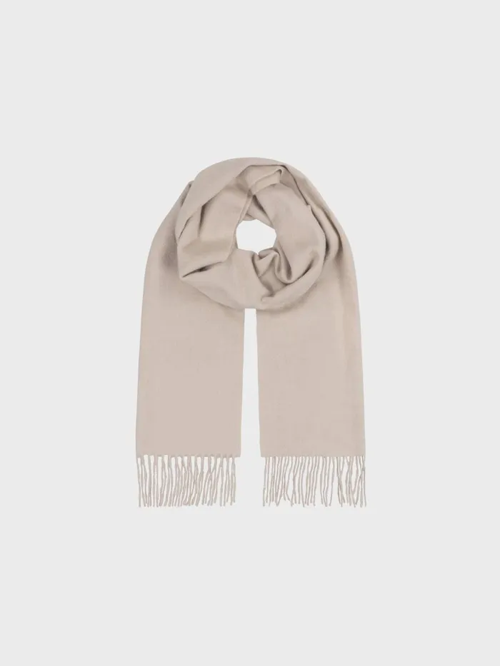 Women Begg X Co Scarves Arran Solid Oversized Cashmere Scarf Oyster