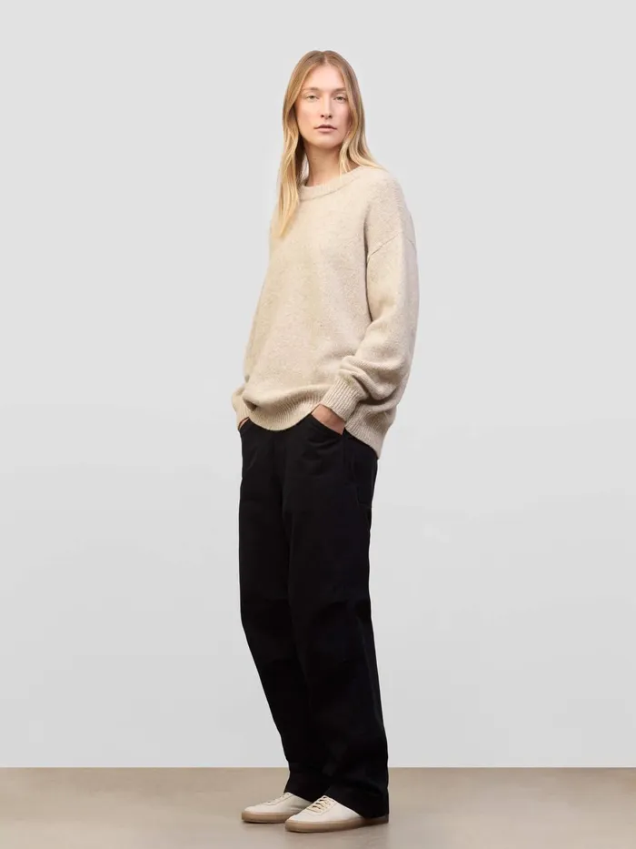 Women Begg X Co Sweaters Ricos Cashmere Sweater Natural