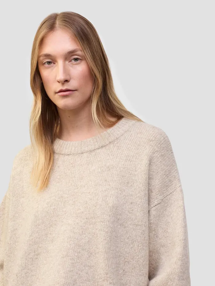 Women Begg X Co Sweaters Ricos Cashmere Sweater Natural