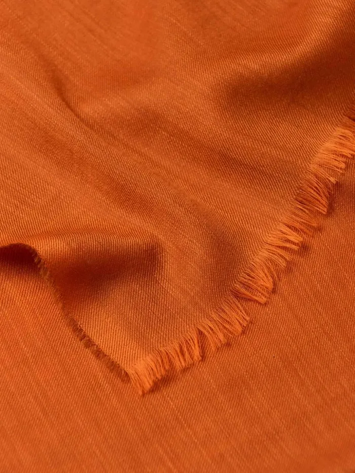 Women Begg X Co Wispy Scarf Wispy Solid Superfine Cashmere Scarf Burnt Orange