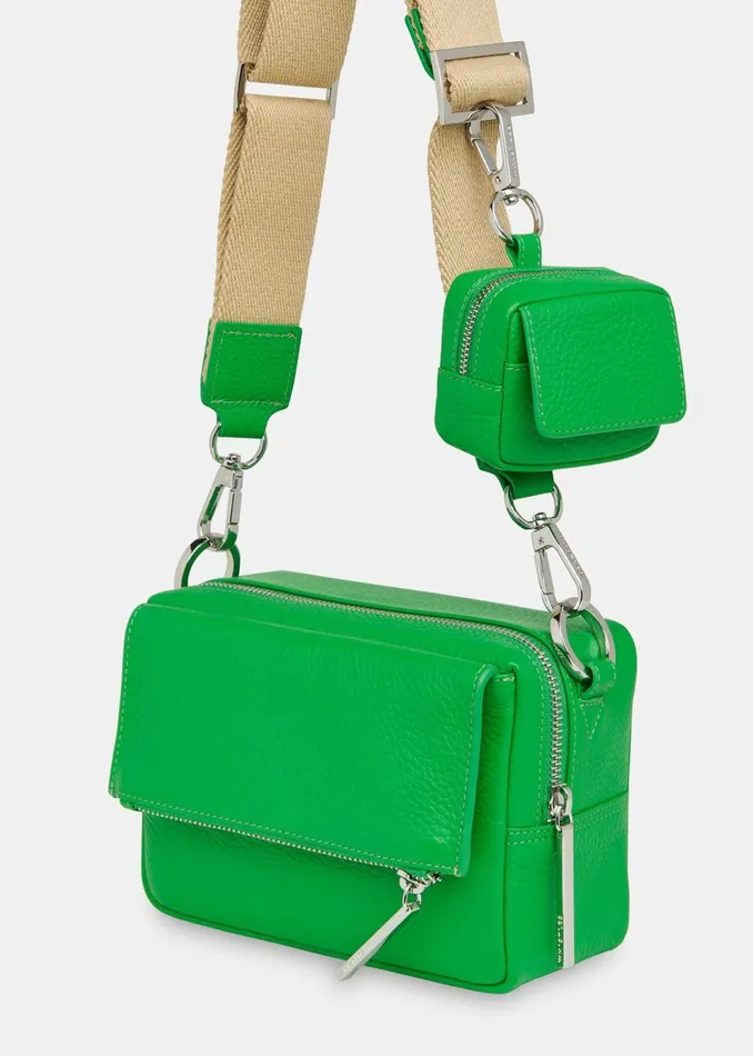 Women Bibi Bags Whistles Green Bibi Keyring