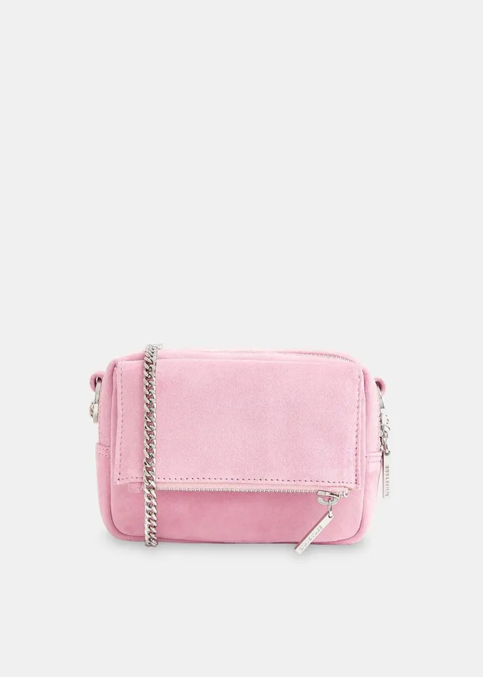 Women Bibi Bags Whistles Pale Pink Bibi Suede Mini Bag