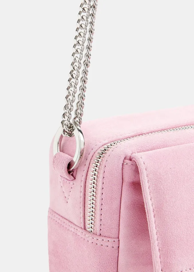 Women Bibi Bags Whistles Pale Pink Bibi Suede Mini Bag