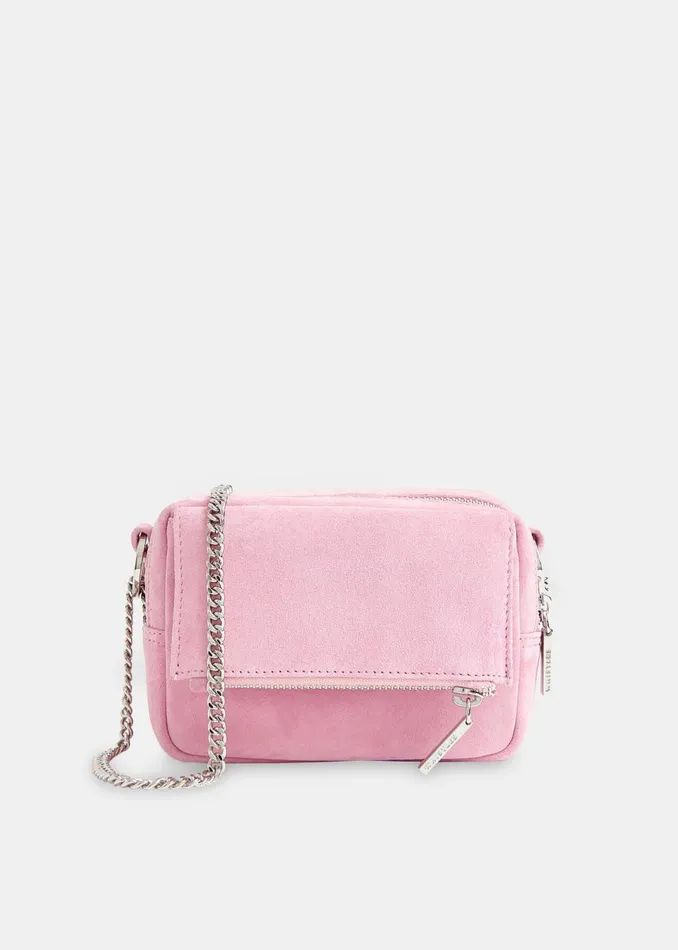 Women Bibi Bags Whistles Pale Pink Bibi Suede Mini Bag