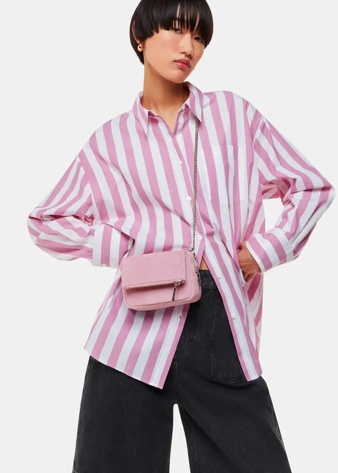 Women Bibi Bags Whistles Pale Pink Bibi Suede Mini Bag