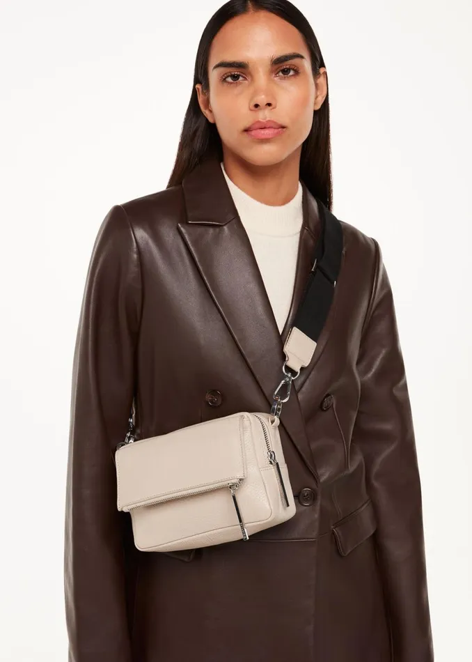 Women Bibi Bags Whistles Taupe Bibi Crossbody Bag