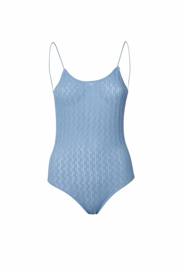 Women Bodysuits DODO BAR OR Jodie Bodysuit Light Blue
