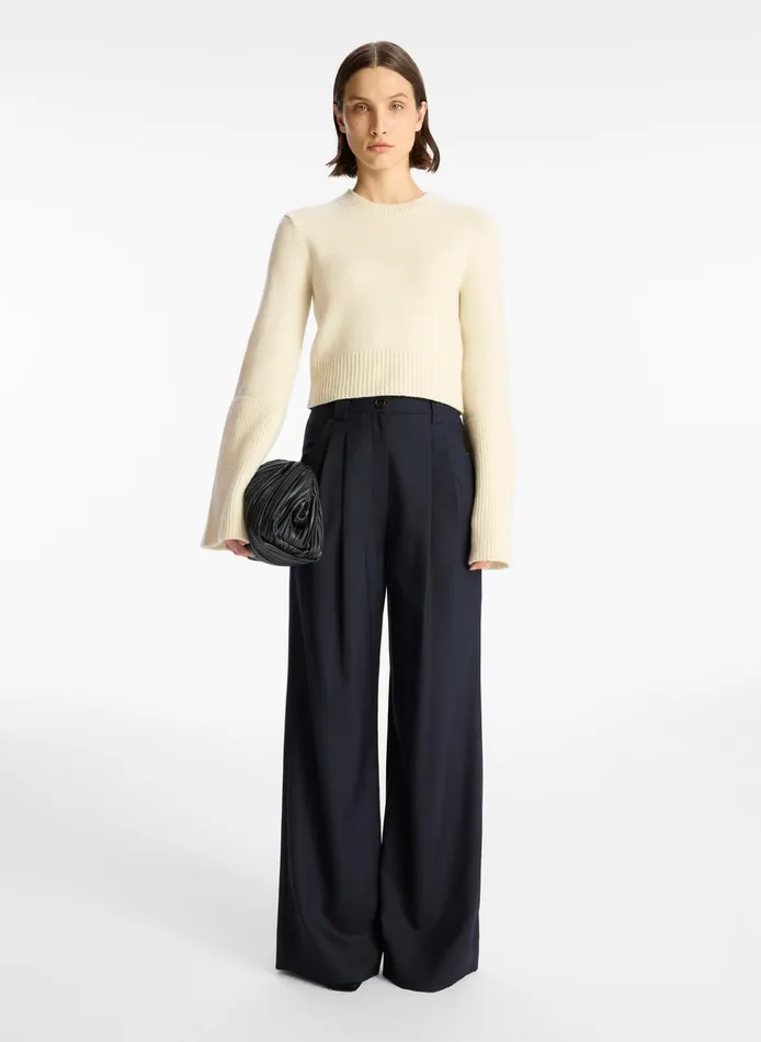 Women Bottoms ALC Tommy WideLeg Pant Navy