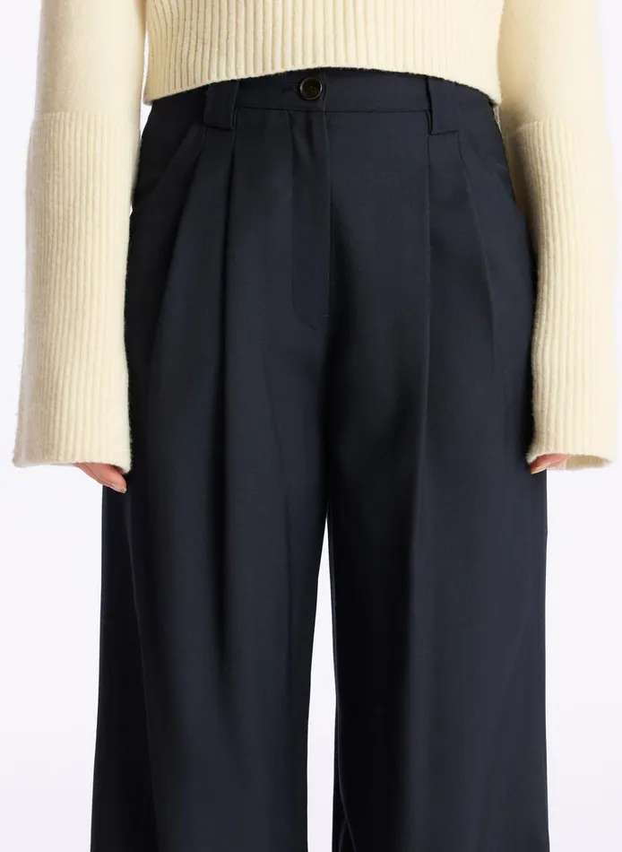 Women Bottoms ALC Tommy WideLeg Pant Navy