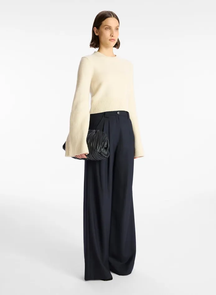 Women Bottoms ALC Tommy WideLeg Pant Navy