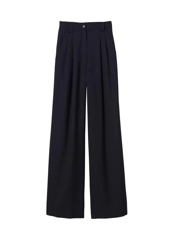 Women Bottoms ALC Tommy WideLeg Pant Navy
