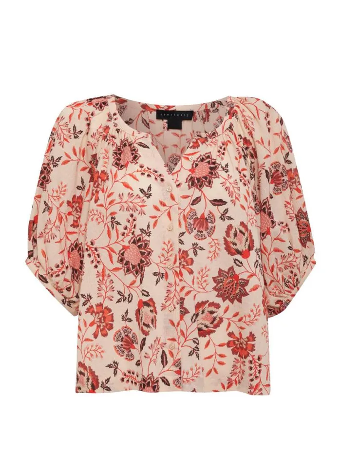 Women Bubble Sleeve Boho Blouse Pacific Light Sanctuary Clothing Tees and Tops Women Bubble Sleeve Boho Blouse Pacific Light Sanctuary Clothing Tees and Tops