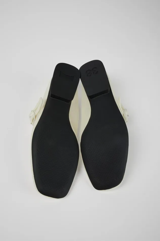 Women Camper Ballerinas Casi Myra White Textile Mary Jane Women Camper Ballerinas Casi Myra White Textile Mary Jane