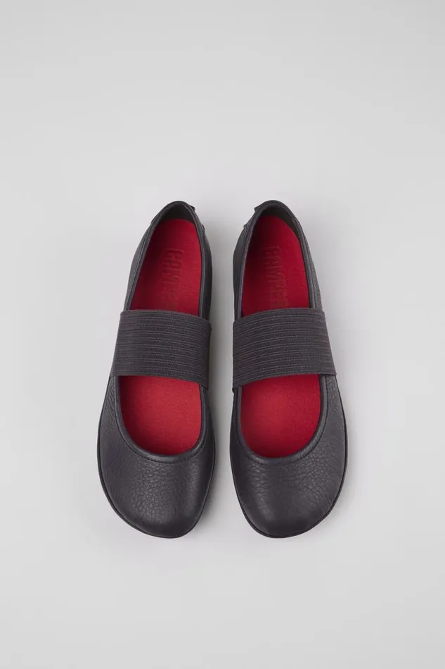 Women Camper Ballerinas Right Purple Leather Mary Jane Women Camper Ballerinas Right Purple Leather Mary Jane