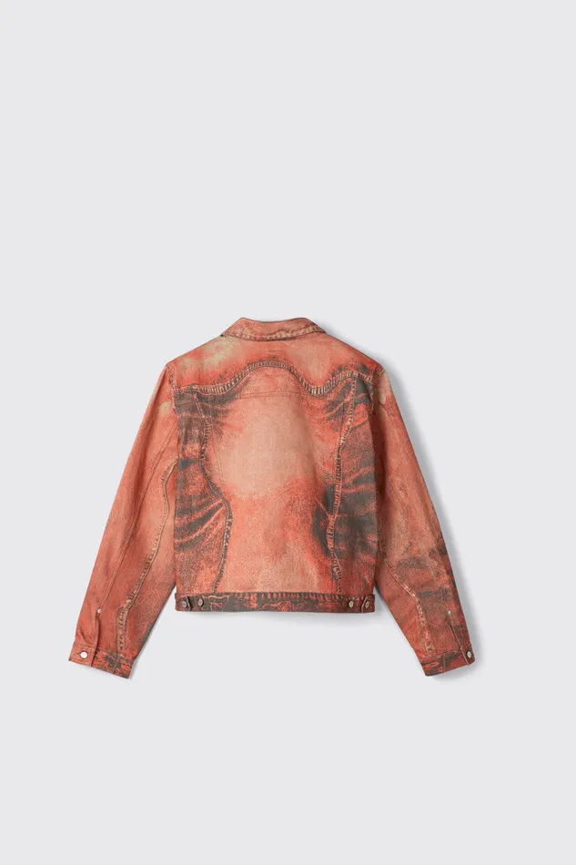 Women Camper Denim Denim Jacket Burnt Orange Denim Jacket Women Camper Denim Denim Jacket Burnt Orange Denim Jacket