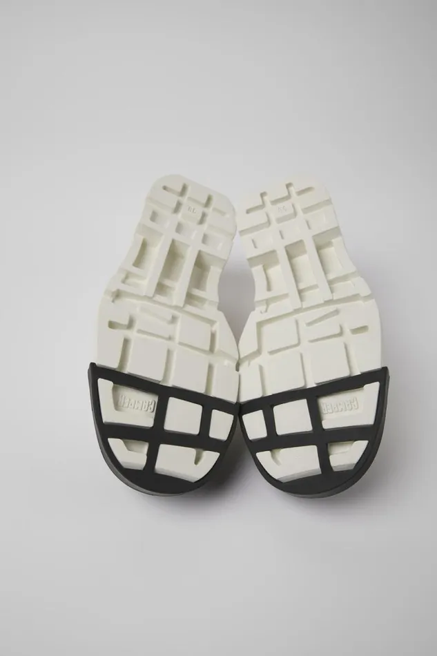 Women Camper Flat Shoes Junction White Nondyed Leather Shoes