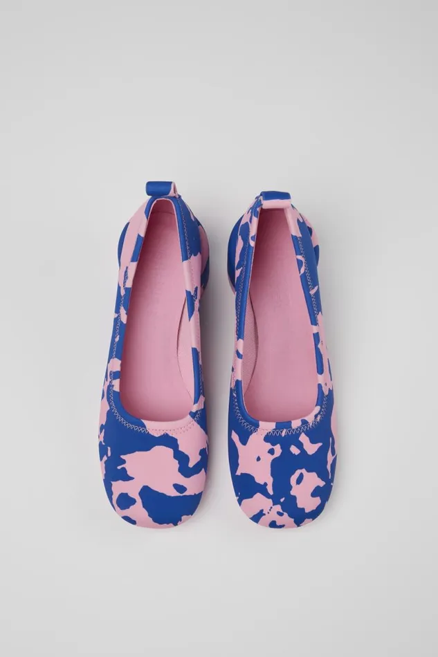 Women Camper Formal Shoes Niki Multicolored Textile Ballerina Women Camper Formal Shoes Niki Multicolored Textile Ballerina