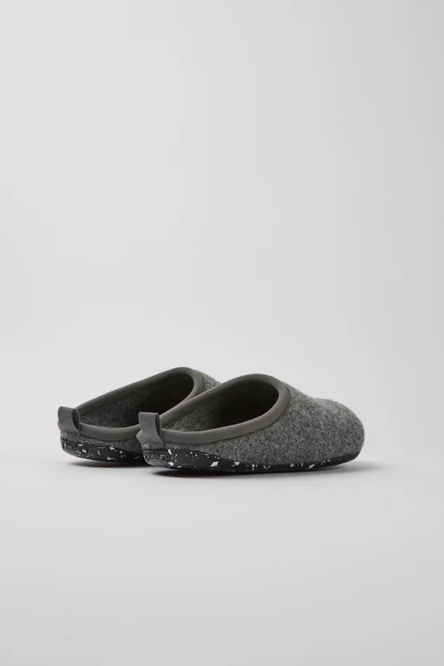 Women Camper Non Leather Shoes Wabi Gray Slippers