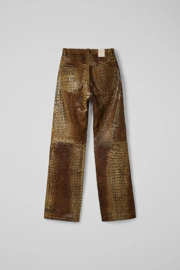 Women Camper TrousersandShorts Leather Pants Brown Leather Trousers Women Camper TrousersandShorts Leather Pants Brown Leather Trousers