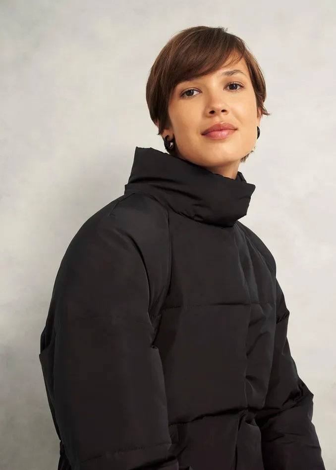 Women Cara Puffer Black Hobbs Coats and Jackets