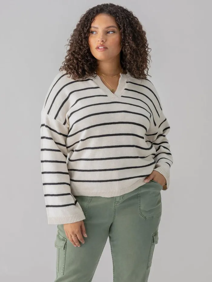 Women Chill Vibes Sweater Chalk Black Stripe Inclusive Collection Sanctuary Clothing Inclusive Women Chill Vibes Sweater Chalk Black Stripe Inclusive Collection Sanctuary Clothing Inclusive