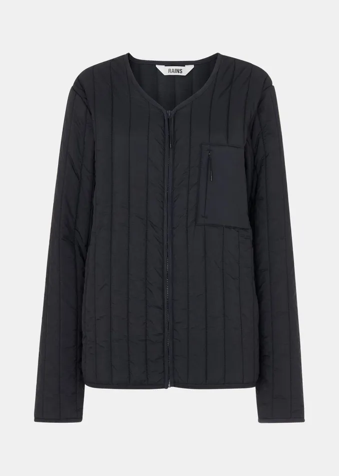 Women Coats and Jackets Whistles Navy Rains Liner Jacket