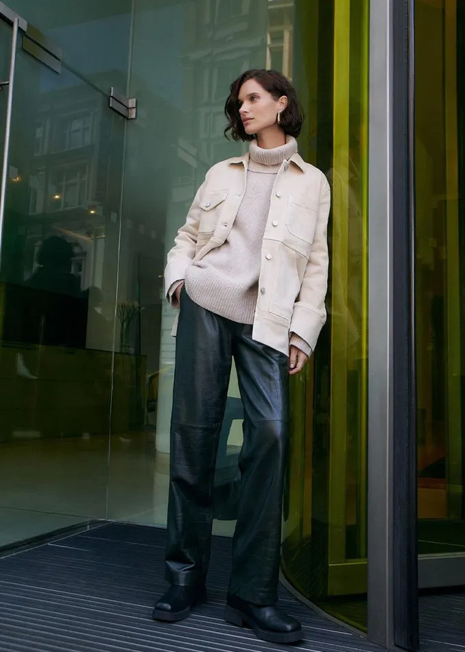 Women Coats and Jackets Whistles Neutral Jo Utility Jacket