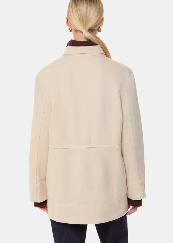 Women Coats and Jackets Whistles Neutral Jo Utility Jacket